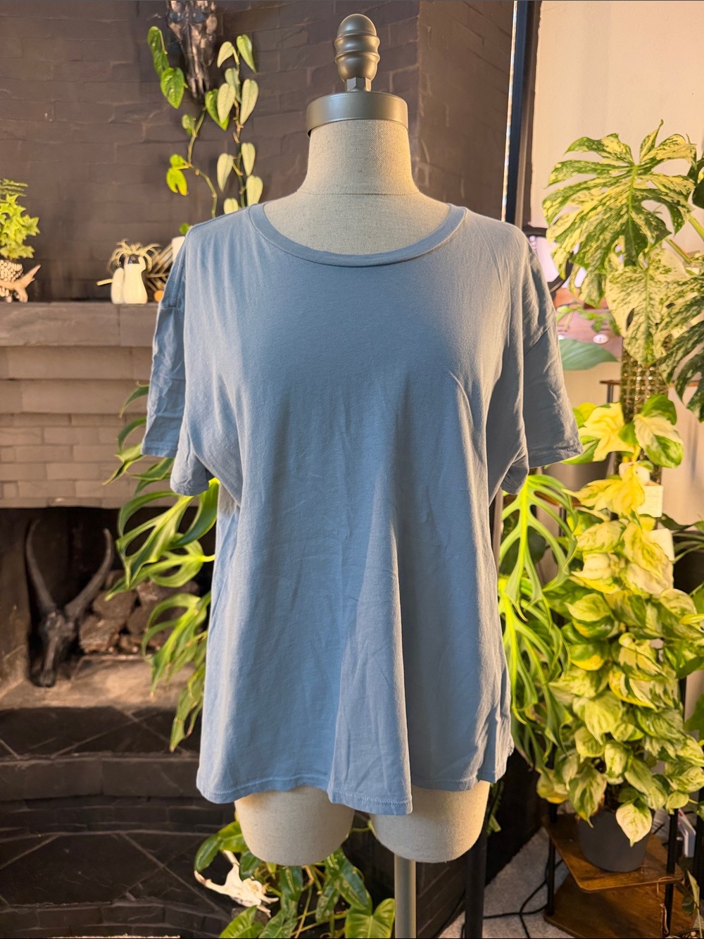 perfectwhitetee Light Blue Short Sleeve Crewneck Tee